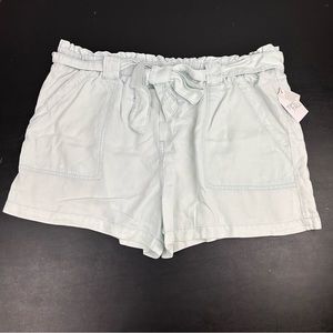 Time and Tru High Rise Pull-On Tencel Shorts Womens XXL (20)